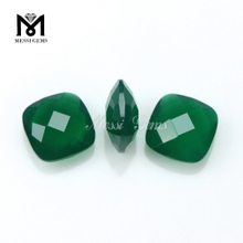 prix de la pierre d'agate verte coussin de qualité supérieure pour les bijoux