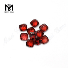pierres précieuses naturelles taillées en coussin pierres de grenat rouge prix par carat