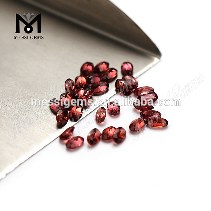 Grenat Naturel Taille Ovale 3 x 5 mm