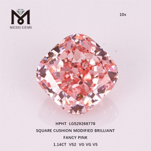 1.14ct Fantaisie Rose Lâche SQ Diamants Synthétiques HPHT Diamant Prix de Gros LG529269778