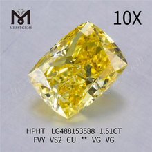 1.51CT FVY VS2 CU VG VG diamant de laboratoire HPHT LG488153588