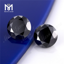 Moissanite synthétique ronde moissanite noire 8mm à vendre